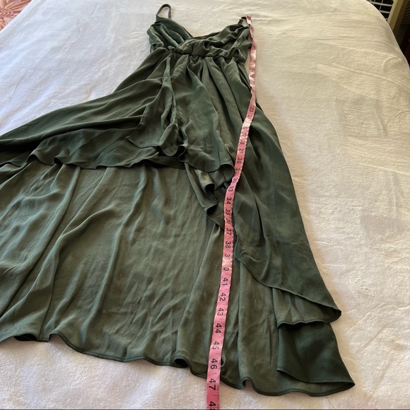 Hello Molly Fuel To My Fire Midi Dress in Forest Green - Picture 10 of 11